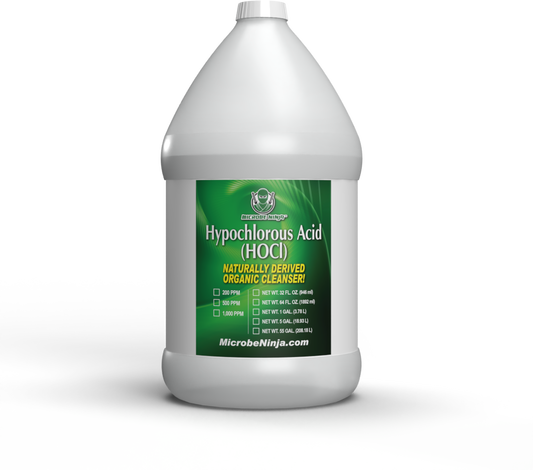 Microbe Ninja™ 1000 ppm Hypochlorous Acid Cleaning and Deodorizer
